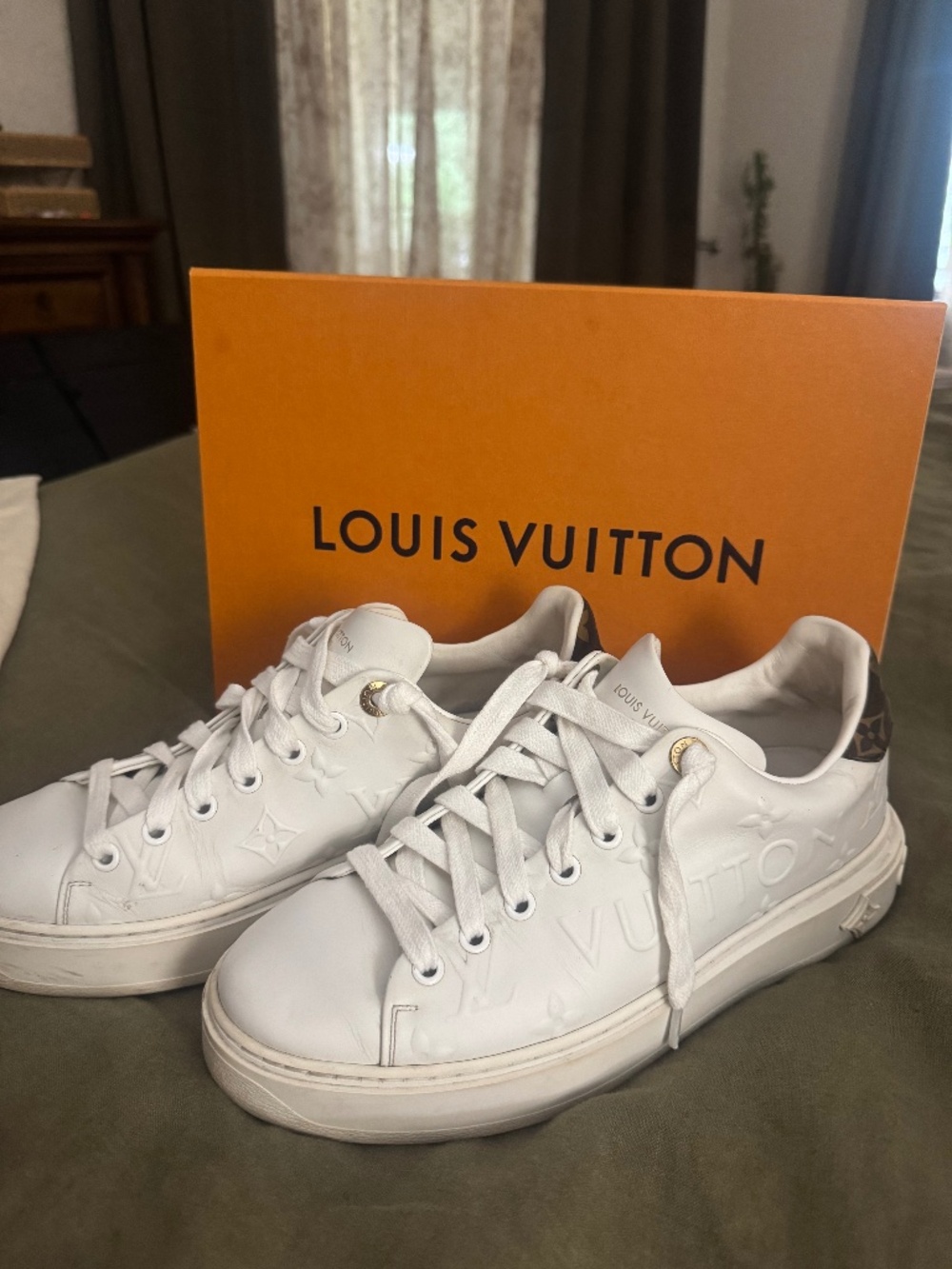 Authentic Louis Vuitton monogram sneakers